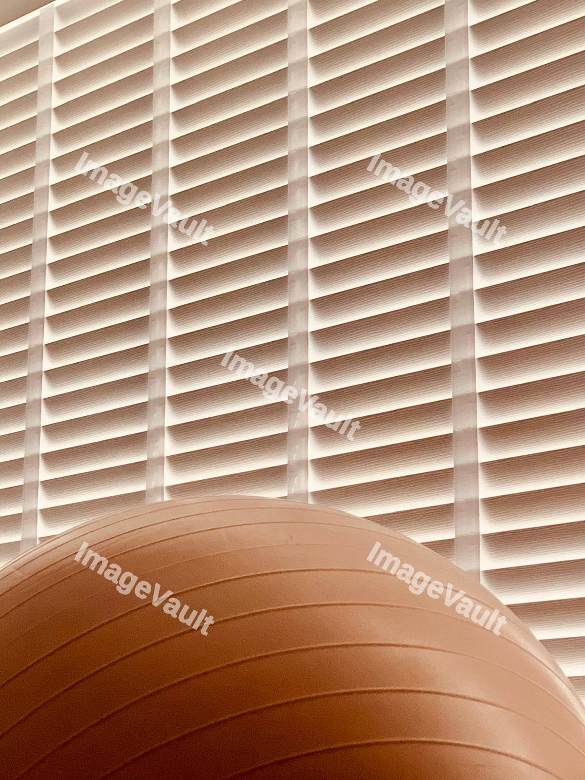 Pink Ball White Blinds